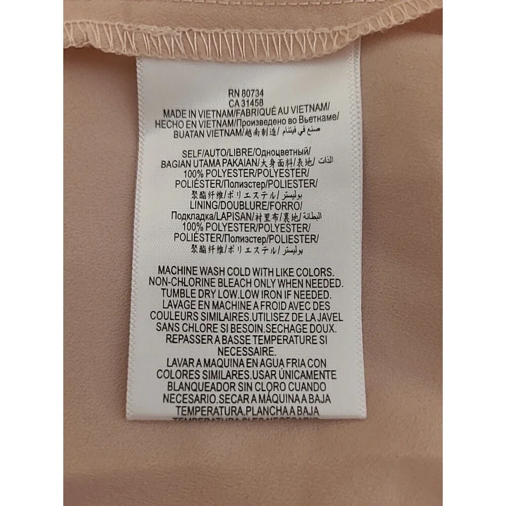 BCBGeneration Dress Women’s Size 8 Soft Pink Spaghetti Strap Strappy - Picture 7 of 11